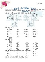 Bài kiểm tra môn Toán Lớp 1 (Cánh diều) - Tuần 7 - Trương Thị Như Ý